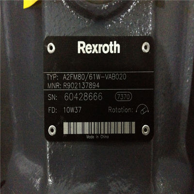 Rexroth Hidrolik Motoru A2FM80/61W-VAB020 Kompakt Tasarım dökme demir düşük gürültü ve titreşim