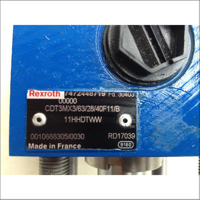 Rexroth CDT3MX3 63 28 40F11 B11HHDTWW Hydraulic Cylinder For Heavy Duty And High Pressure Applications With Bottom Flange Mounting