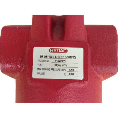 Van điện từ Hydac DFON160TE10C1.1 Công nghiệp và một chiều Lưu lượng danh định 40mm