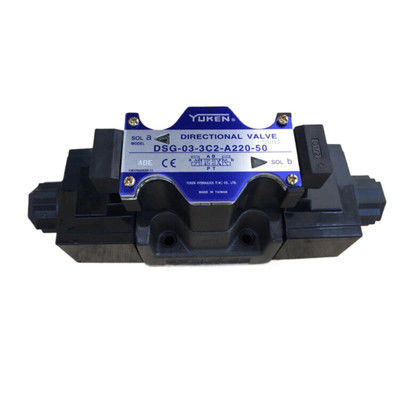 60hz  Black Directional Control Valve Yuken DSG-03-3C2-A220-50-50HZ