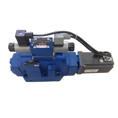 Rexroth Proportional Valve 4WRKE25W8-220L-3X/6EG24EK31/C1D3V High Precision Compact Design Blue Wide Control Range Energy-Saving