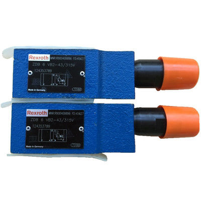 Rexroth Hydraulic Relief Valve ZDB6VB2-43 315V For Precise Adjustments FKM Water-Free