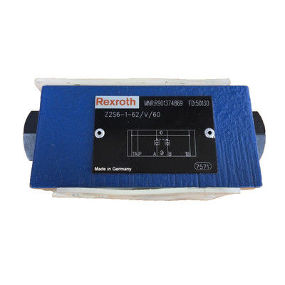 Van một chiều Rexroth Z2S6-1-62 V 60 Phớt NBR -30 … +80 Với Bộ lắp đặt van một chiều