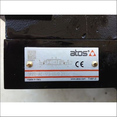 Low Leakage Atos Proportional Control Valve DPZO-AE-173-D5-D-21 Black High Pressure