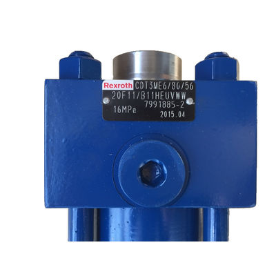 Rexroth Oil Cylinder CDT3ME6/80/56/20F11/B11HEUVWW Blue High Safety Precise Control Optimized Design