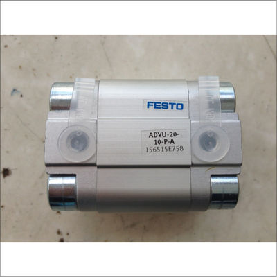 Festo Cylinder ADVU-20-10-P-A Silver -20°C To 80°C High Theoretical Thrust Low Maintenance Costs High Reliability