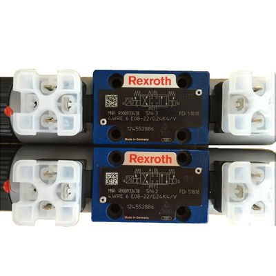 Rexroth Direction Valve 4WRE6E08-22/G24K4/V 24 VDC For Industrial Hydraulic Systems