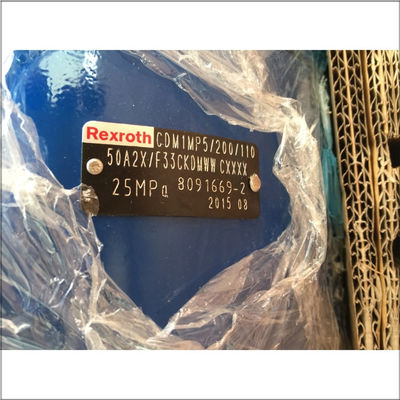 High-Pressure Oil Cylinder CDM1MP5 20011050A2XF33CKDMWWCXXXX By Rexroth Ideal For Steel Material 250 Bar Pressure Rating