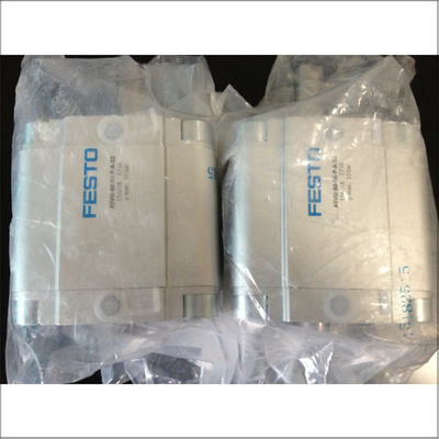 Festo ADVU-80-50-P-S2 Oil Cylinder 80mm Piston Diameter 50mm Stroke Double-acting M5 Pneumatic Connection Anodized Aluminum Material
