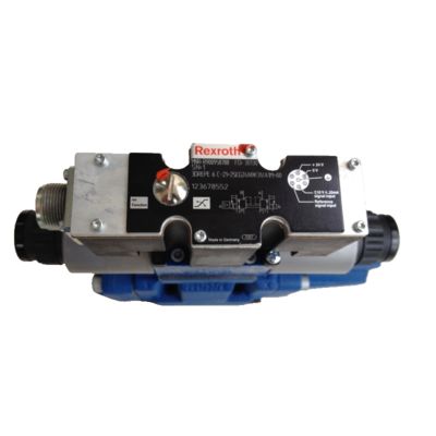 Rexroth Proportional Valve 4WRZE10E1-25-7X/6EG24N9ETK31/A1DM 350 Bar Cast Iron Modular Design Energy Efficiency