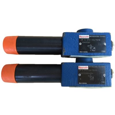 Rexroth Hydraulic Valve DR6DP2-5X/75YM High Reliability Blue High-Precision Pressure Cast Iron 350 Bar