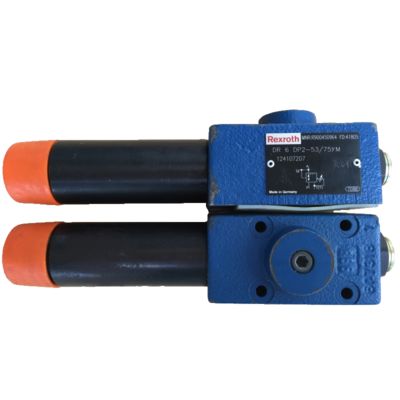 Rexroth Hydraulic Valve DR6DP2-5X/75YM High Reliability Blue High-Precision Pressure Cast Iron 350 Bar