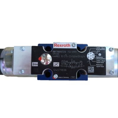 Rexroth Proportional Valve 4WREE10E75-2X/G24K31/A1V Easy To Integrate Cast Iron Fast Response
