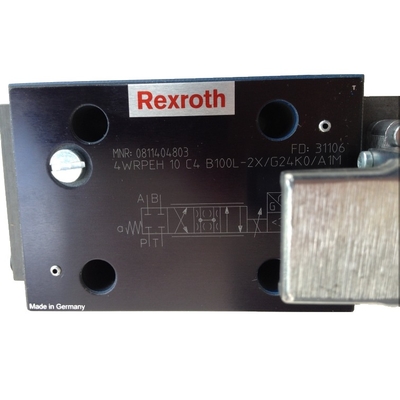 Rexroth Proportional Valve 4WRPEH10C4B100L-2X/G24K0/A1M Low Maintenance Costs Low-Power Design Durable Design