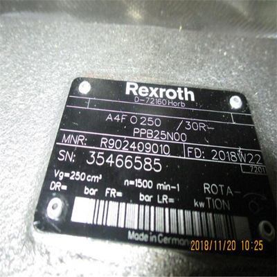 Mechanical Hydraulic Pump A4FO250 30R-PPB25N00 Bosch Rexroth S Precision Solution For Industrial Grade Applications