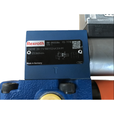 Rexroth Proportional Valve DBEME20-7X/100YG24K31A1M Cast Iron High-Precision Control High-Performance Blue