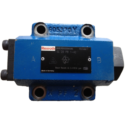 Rexroth Check Valve SL20PB1-42 High Flow Rate High Reliability Easy Installation 315 Bar High Pressure Resistance