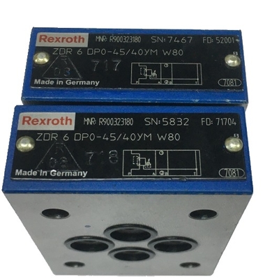 Rexroth Hydraulic Valve ZDR6DP0-4X/40YM/W80 Blue Cast Iron Multiple Adjustment Methods High Reliability
