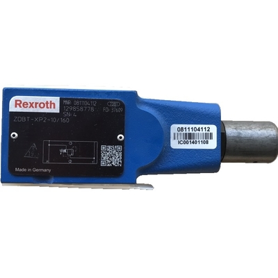 Rexroth Hydraulic Valve ZDBT-XP2-10/160 Blue High Sensitivity Low Hysteresis Low Maintenance Cost High Pressure