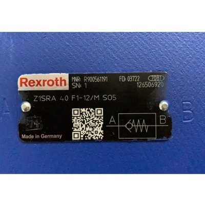 Rexroth Hydraulic Valve Z1SRA40F1-12/MSO5 Modularity High-Quality Materials Fast Response High Efficiency Energy Saving