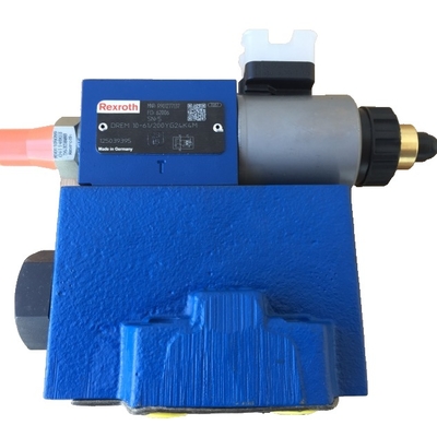 Rexroth Hydraulic Valve DREM10-6X/200YG24K4M Optional Cast Iron Check Valve High Efficiency Maximum Pressure Limitation
