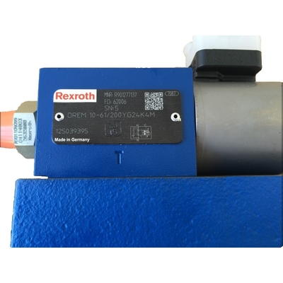 Rexroth Hydraulic Valve DREM10-6X/200YG24K4M Optional Cast Iron Check Valve High Efficiency Maximum Pressure Limitation