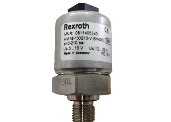 Przełącznik ciśnieniowy Rexroth HM18-1X/210-V-S/V0/0 Żeliwo Wyjście napięciowe lub prądowe Wysoki stopień ochrony Srebrny