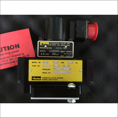Parker BD15-AAA-NB-10 Servo Valve High-Precision Control Reliability New